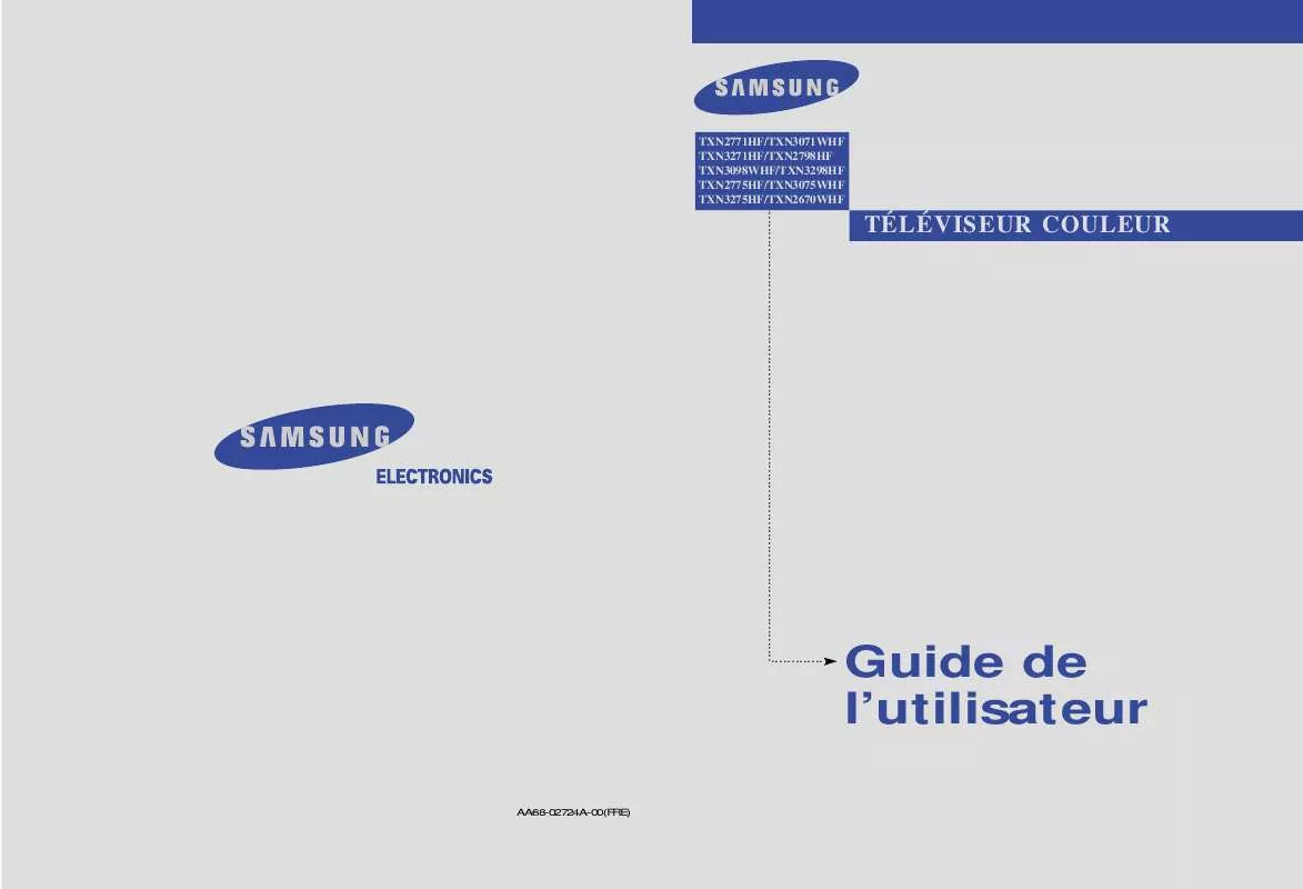 Mode d'emploi SAMSUNG TX-N2798HF