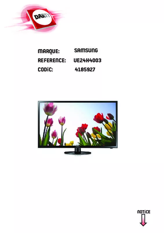 Mode d'emploi SAMSUNG UE24H4003