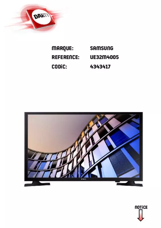 Mode d'emploi SAMSUNG UE32M4005