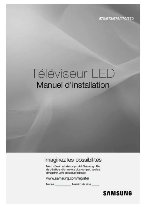 Mode d'emploi SAMSUNG UE32N5005