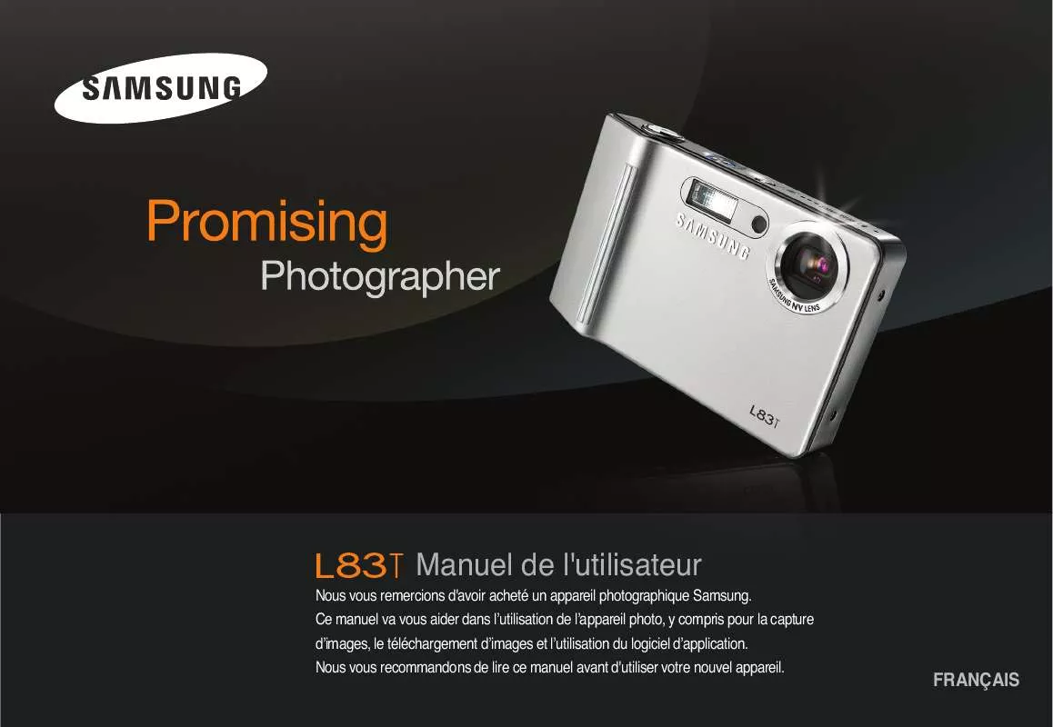 Mode d'emploi SAMSUNG VLUU L83T