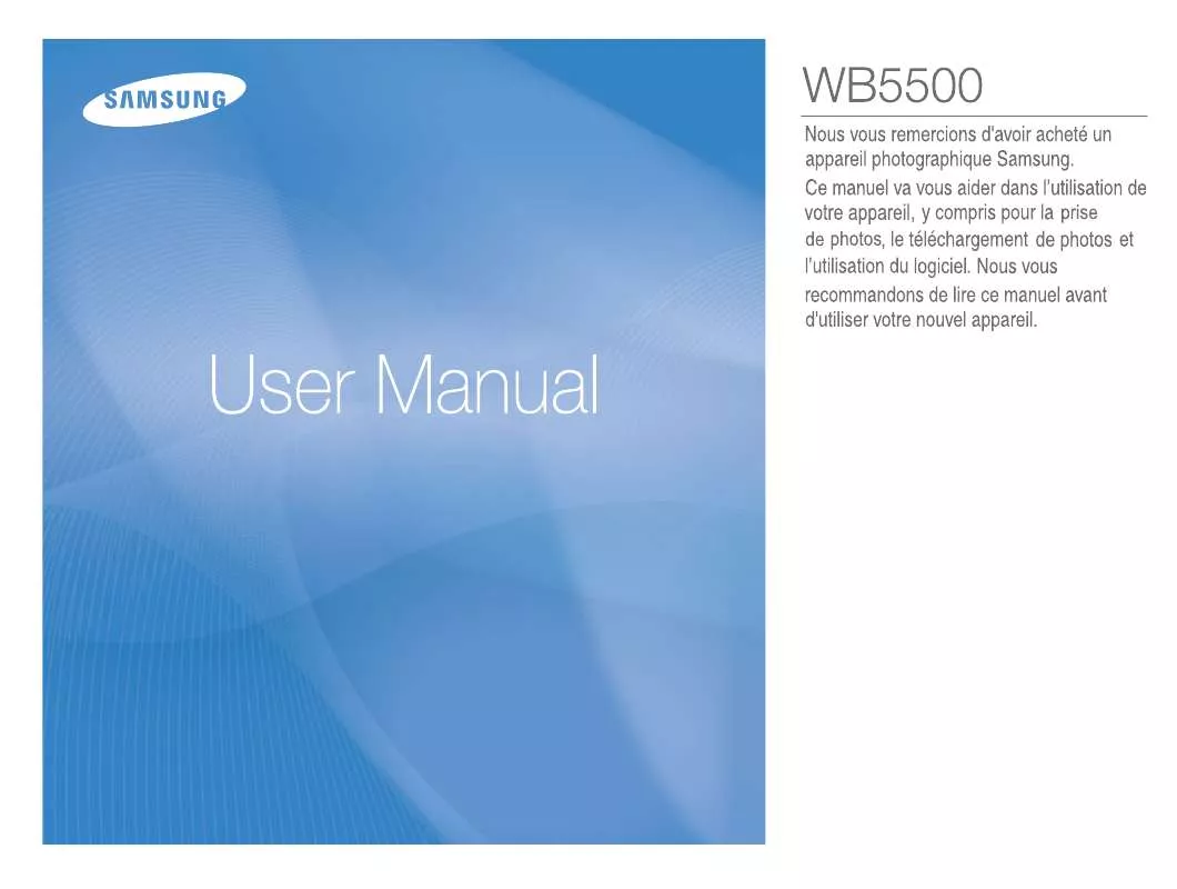 Mode d'emploi SAMSUNG VLUU WB5500