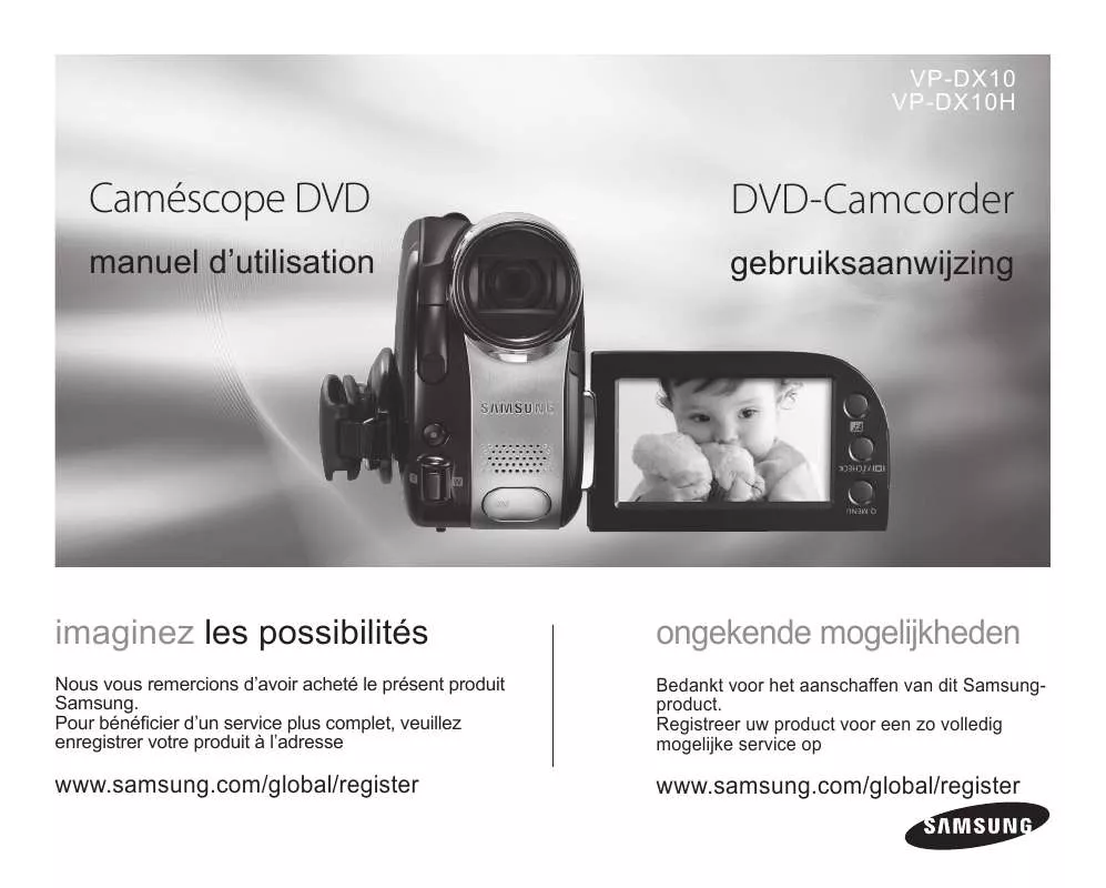 Mode d'emploi SAMSUNG VP-D10