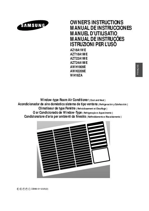 Mode d'emploi SAMSUNG WH18ZA1A