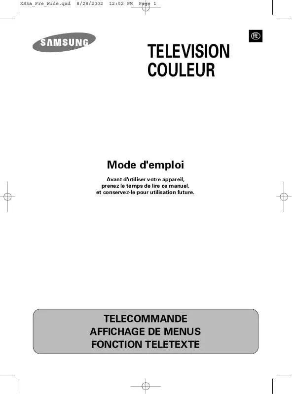 Mode d'emploi SAMSUNG WS-32V54N