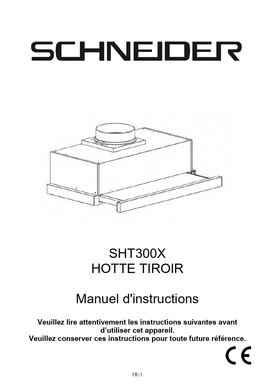 Mode d'emploi SCHNEIDER SHT300X