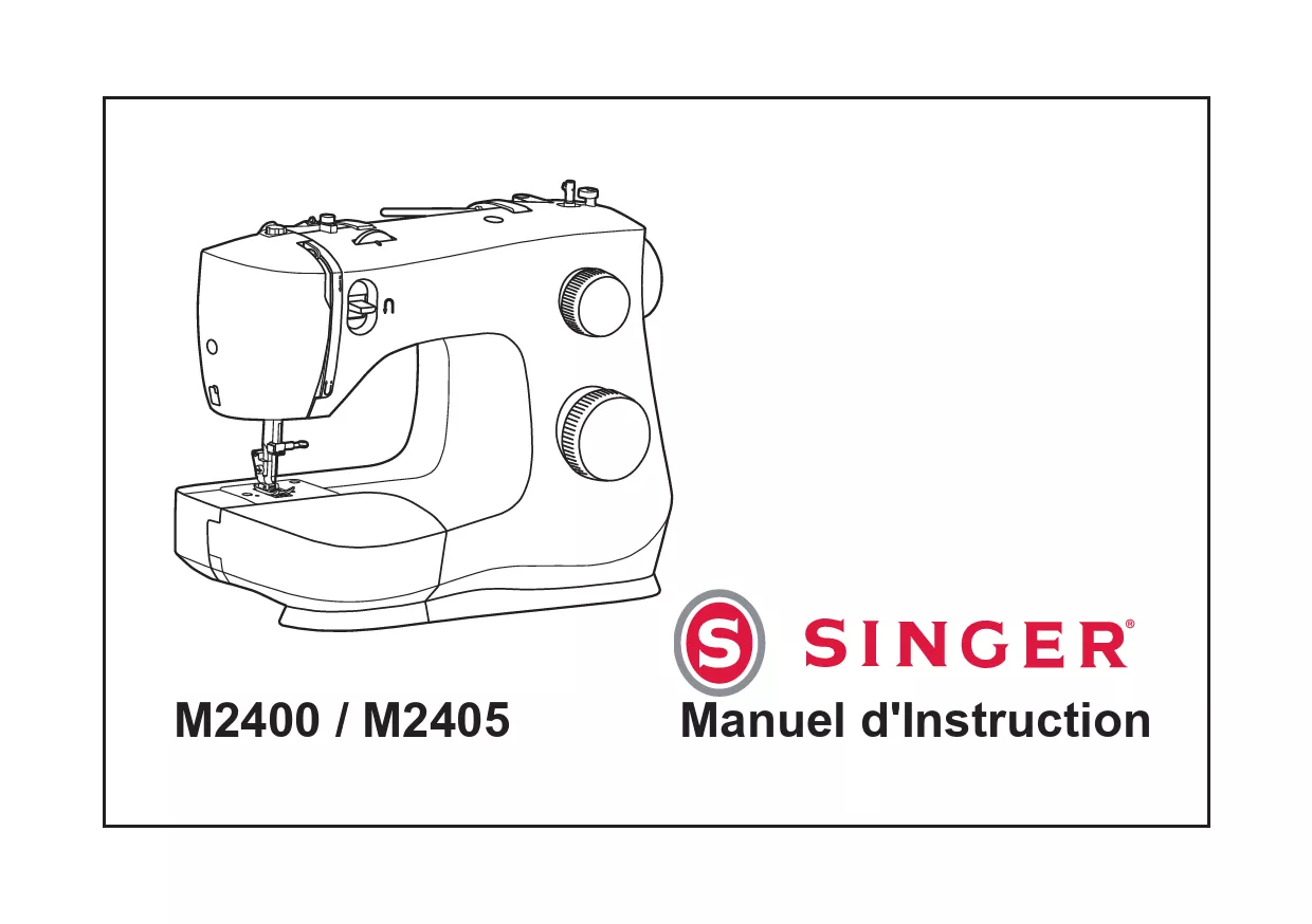 Mode d'emploi SINGER M2405