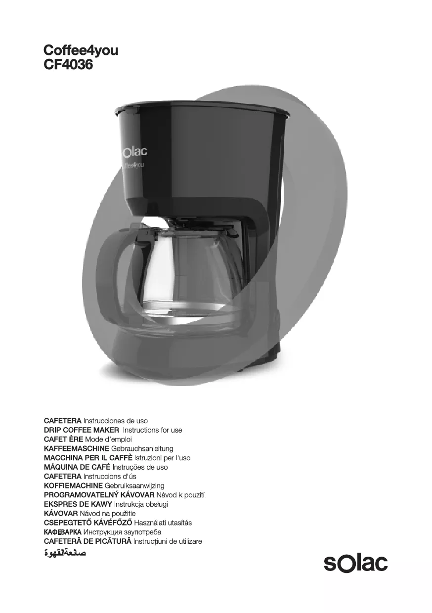 Mode d'emploi SOLAC CF4036