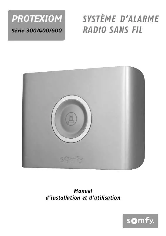 Mode d'emploi SOMFY PROTEXIOM 300