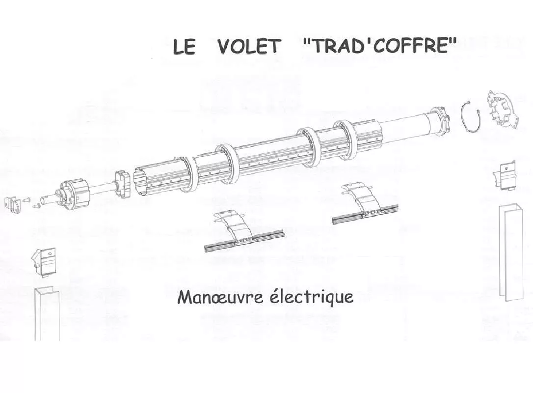 Mode d'emploi SOMFY VOLET TRAD COFFRE