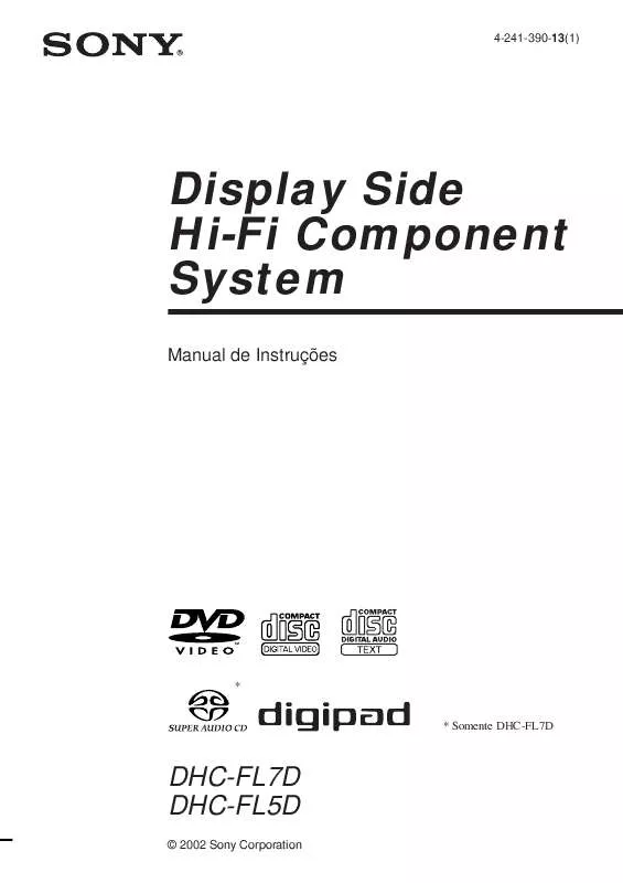 Mode d'emploi SONY HCR-FL7DSW