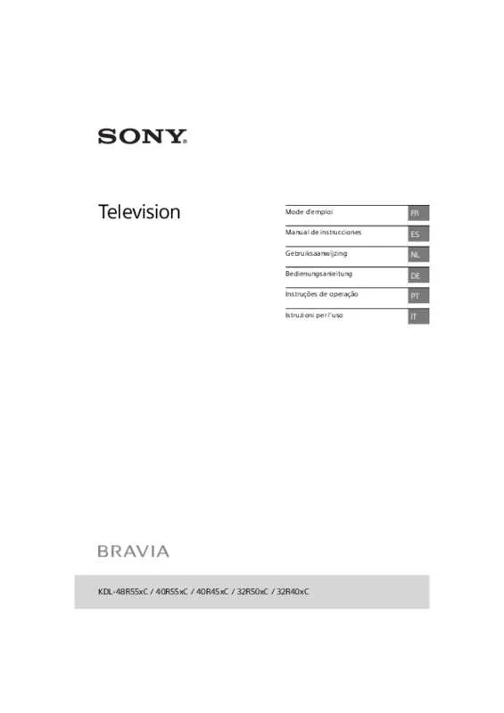 Mode d'emploi SONY KDL-32R500C