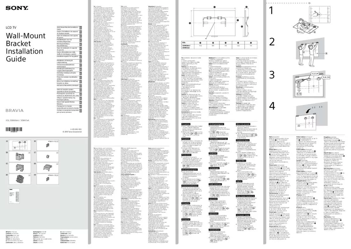 Mode d'emploi SONY KDL-50W685A