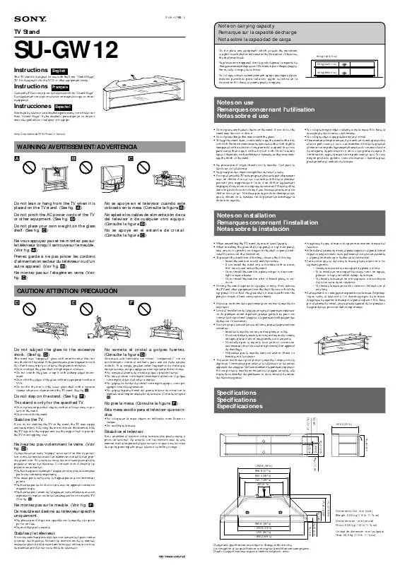 Mode d'emploi SONY KDS-R60XBR1