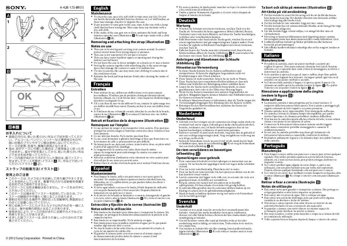 Mode d'emploi SONY LCM-GWA