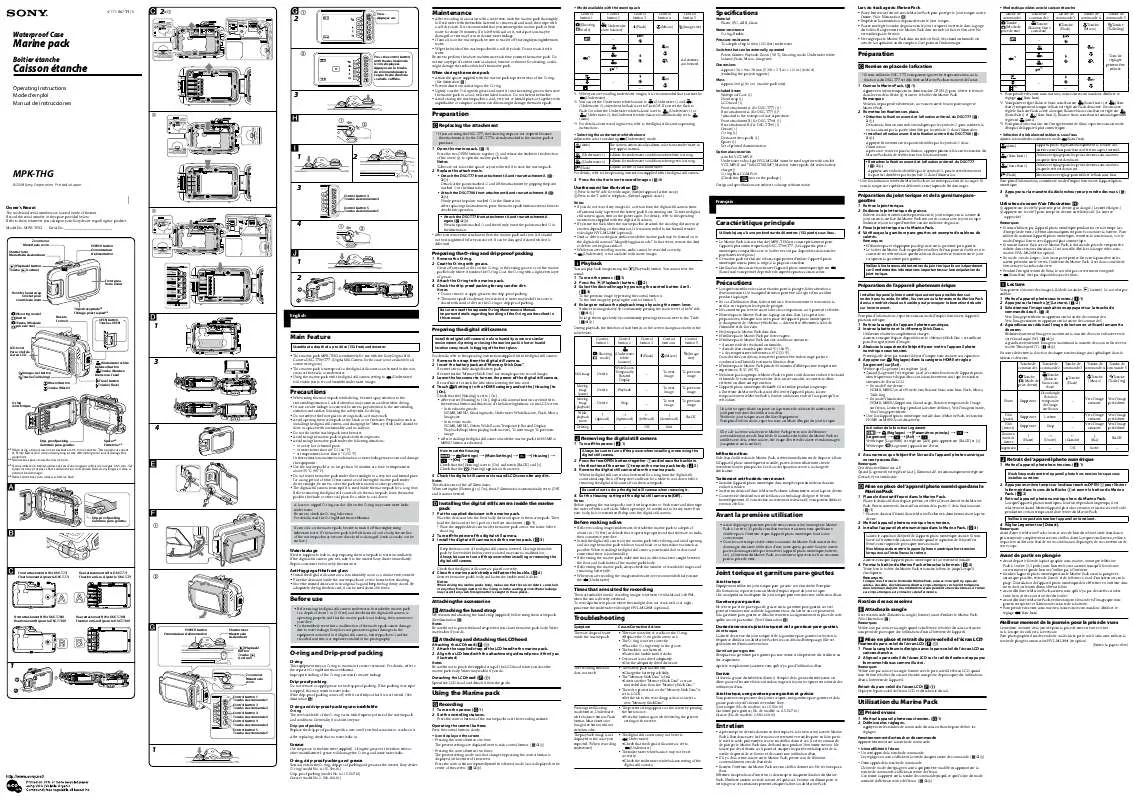 Mode d'emploi SONY MPK-THG