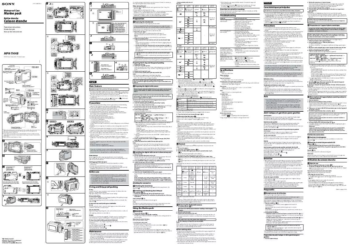 Mode d'emploi SONY MPK-THHB