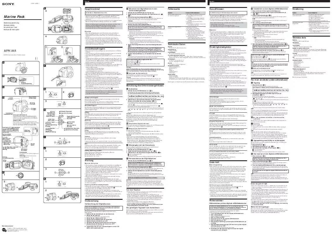 Mode d'emploi SONY MPK-WA