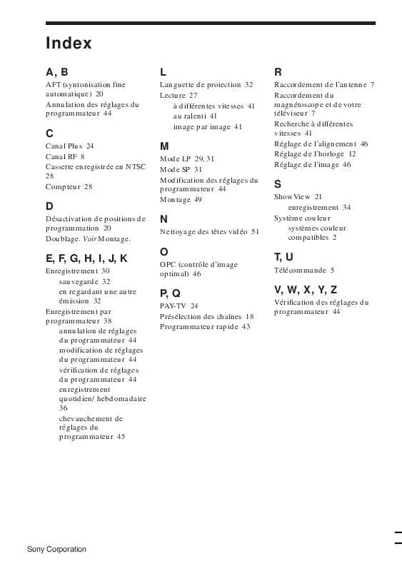 Mode d'emploi SONY SLV-E230AE