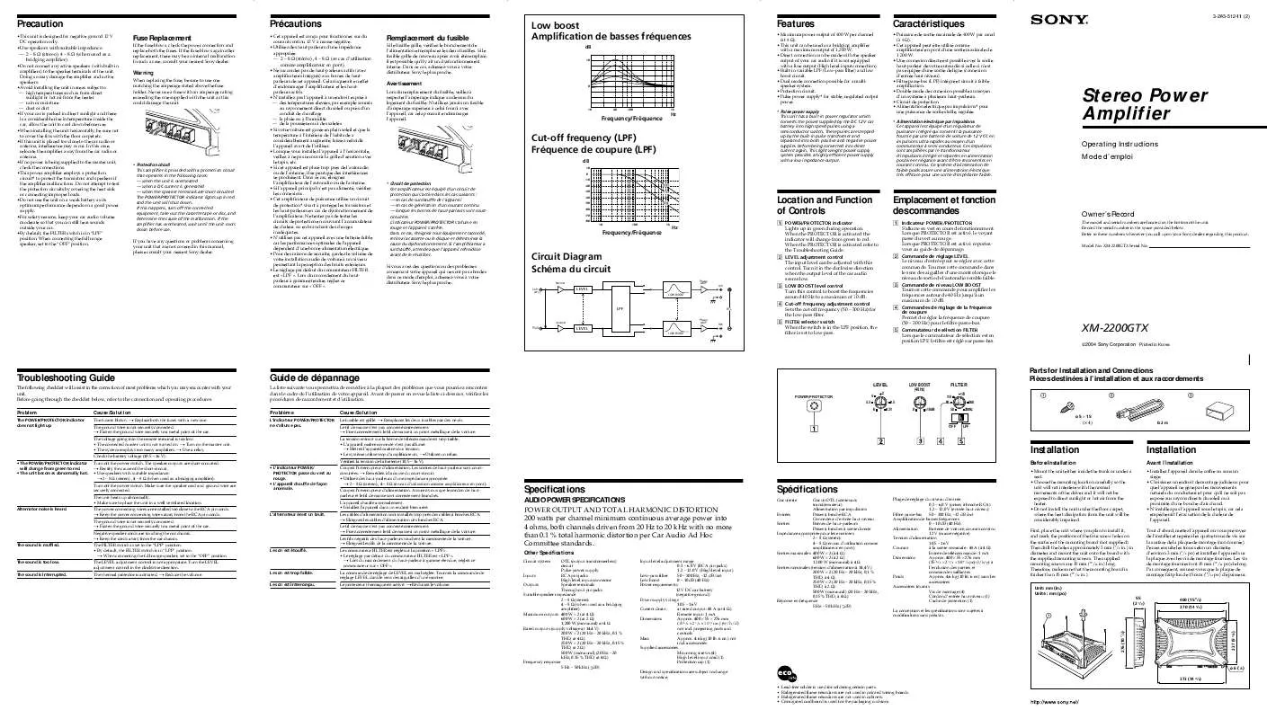 Mode d'emploi SONY VAIO SVS13112FXP