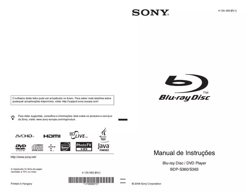 Mode d'emploi SONY USM4GH