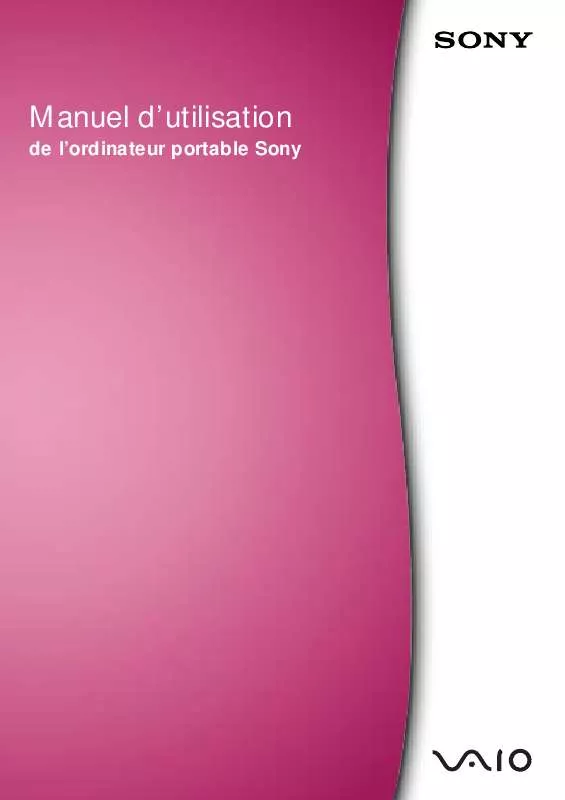 Mode d'emploi SONY VAIO PCG-F250