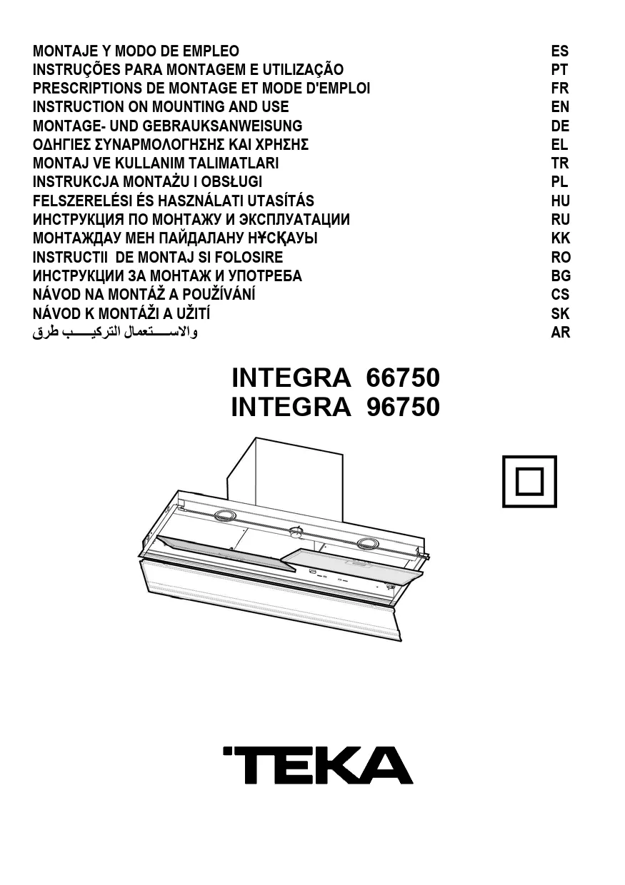 Mode d'emploi TEKA INTEGRA 66750 POS