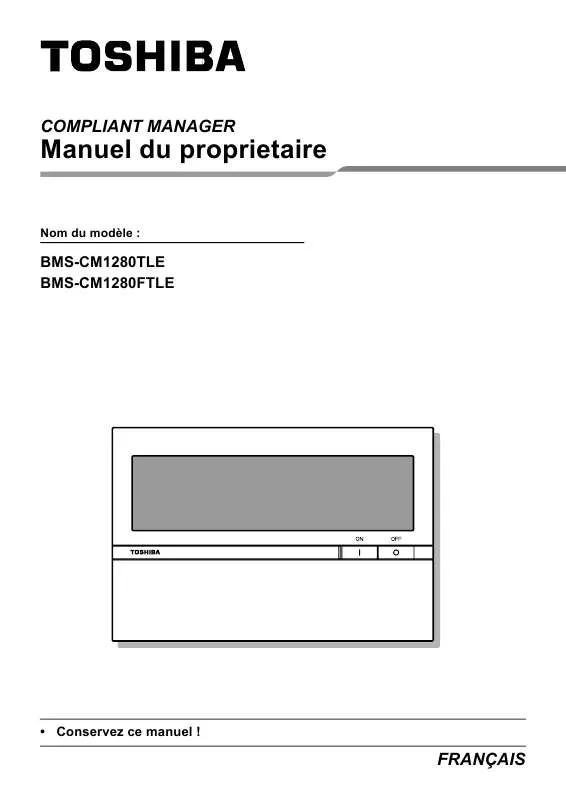 Mode d'emploi TOSHIBA BMS-CM1280FTLE