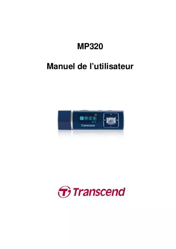 Mode d'emploi TRANSCEND TS2GMP320-J