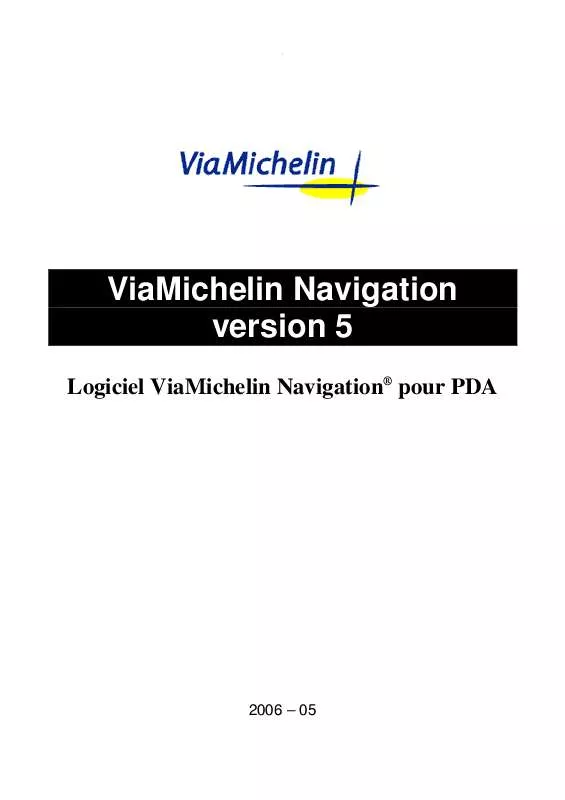Mode d'emploi VIAMICHELIN VMN V5