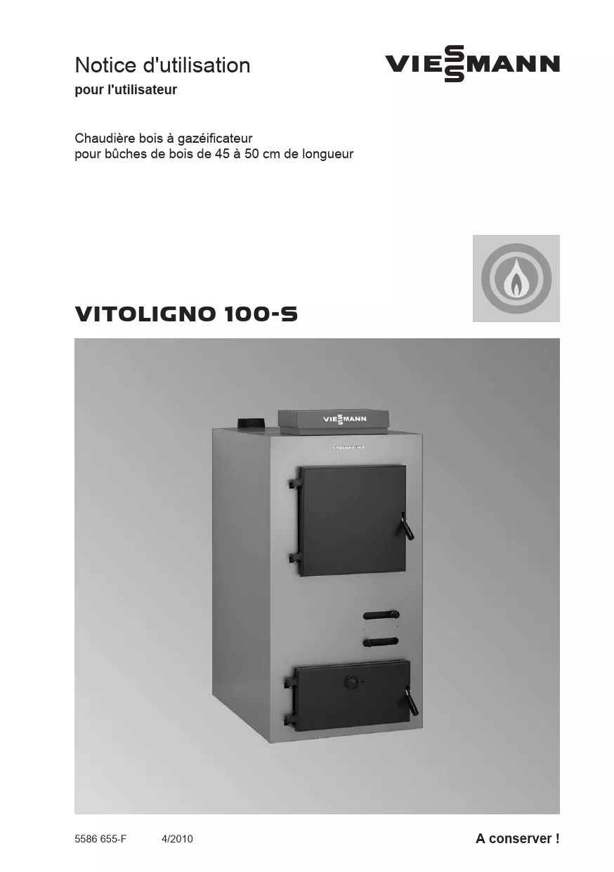 Mode d'emploi VIESSMANN VITOLIGNO 100-C