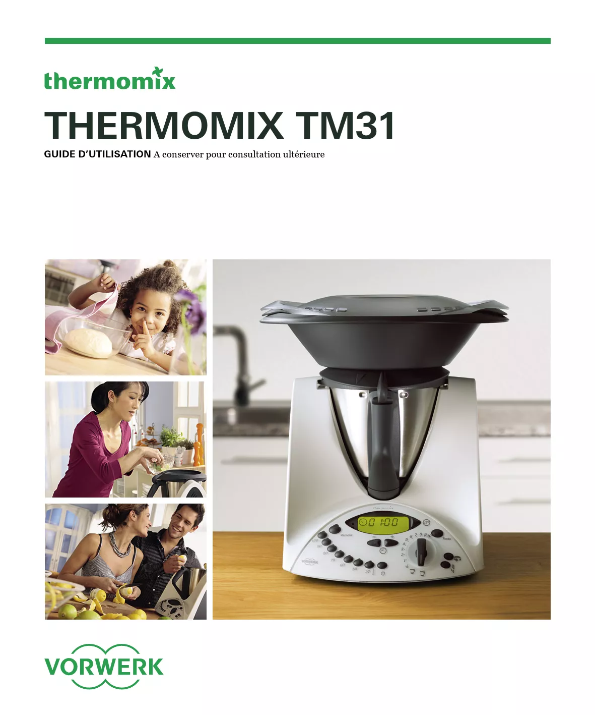 Mode d'emploi VORWERK THERMOMIX TM31