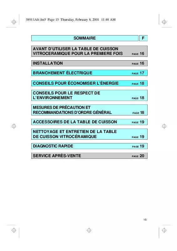 Mode d'emploi WHIRLPOOL 000 162 23