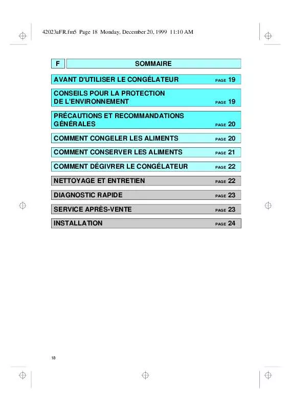 Mode d'emploi WHIRLPOOL 026/923 GT 14