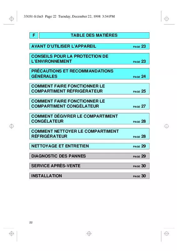 Mode d'emploi WHIRLPOOL 5624 F/1