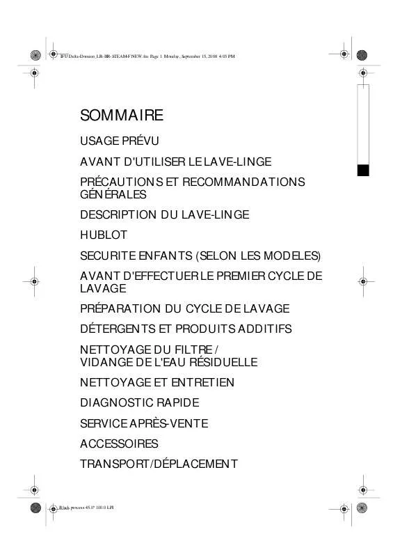 Mode d'emploi WHIRLPOOL 7,172,047