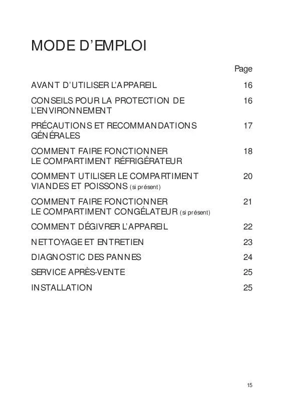 Mode d'emploi WHIRLPOOL 921.2.02