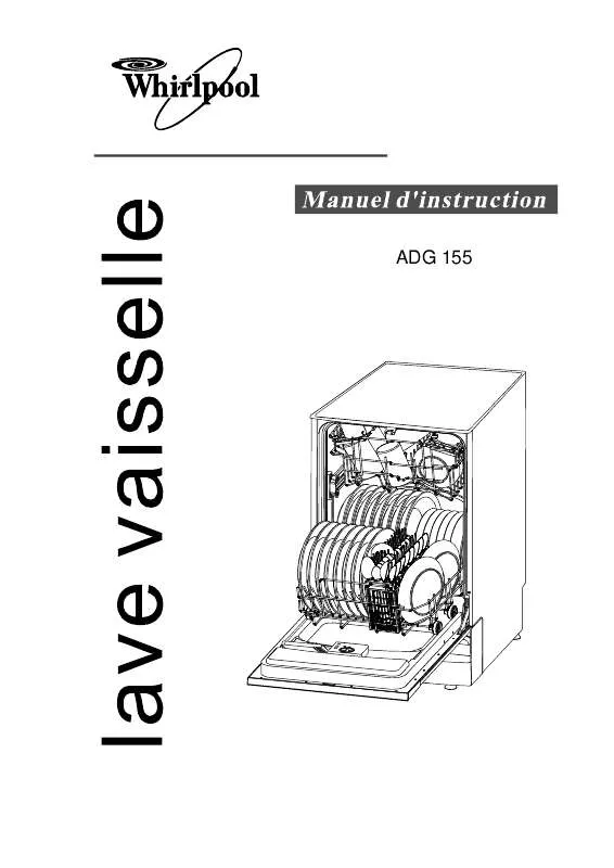 Mode d'emploi WHIRLPOOL ADG 155