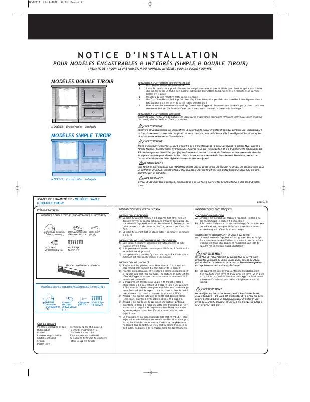 Mode d'emploi WHIRLPOOL ADG 2900