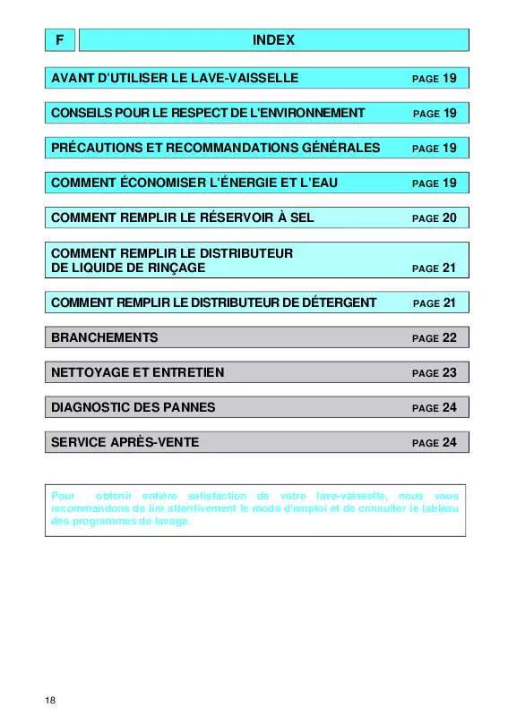 Mode d'emploi WHIRLPOOL ADG 940/WH