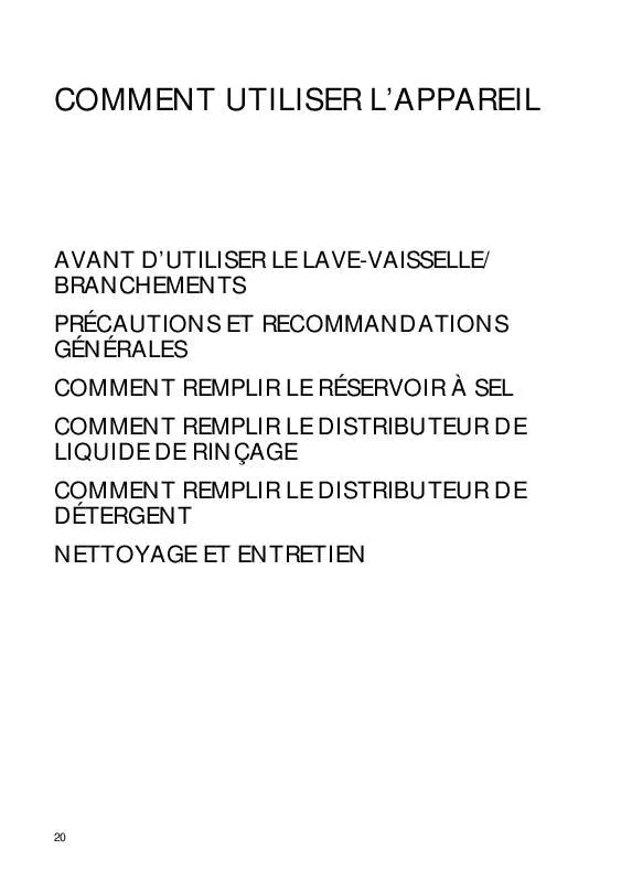 Mode d'emploi WHIRLPOOL ADP 4410 WH