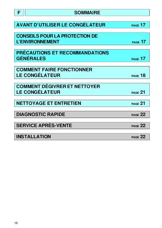 Mode d'emploi WHIRLPOOL AFG 352/H