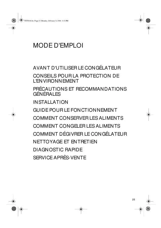 Mode d'emploi WHIRLPOOL AFG 689 DGT