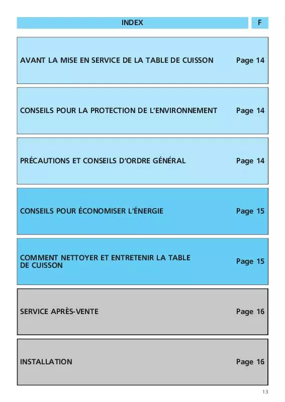 Mode d'emploi WHIRLPOOL AKL 730/IX