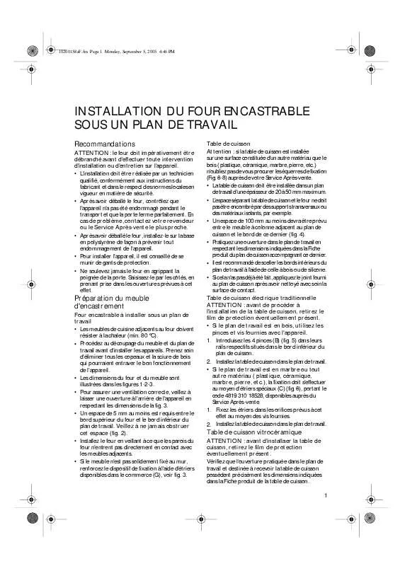 Mode d'emploi WHIRLPOOL AKP 309 WH