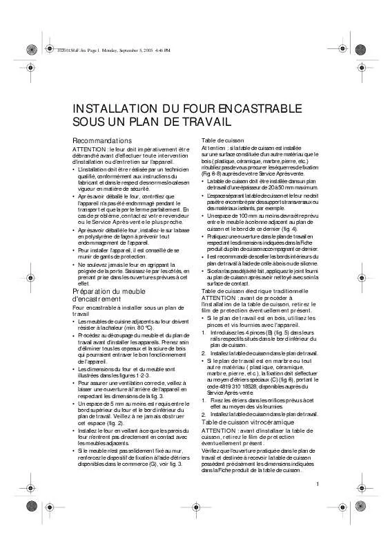 Mode d'emploi WHIRLPOOL AKP 333 WH