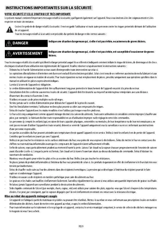 Mode d'emploi WHIRLPOOL AKP 589/WH