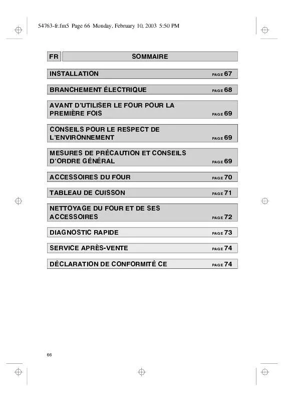 Mode d'emploi WHIRLPOOL AKP 633 NB