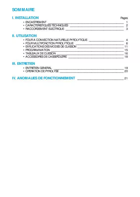 Mode d'emploi WHIRLPOOL AKP 911 NB