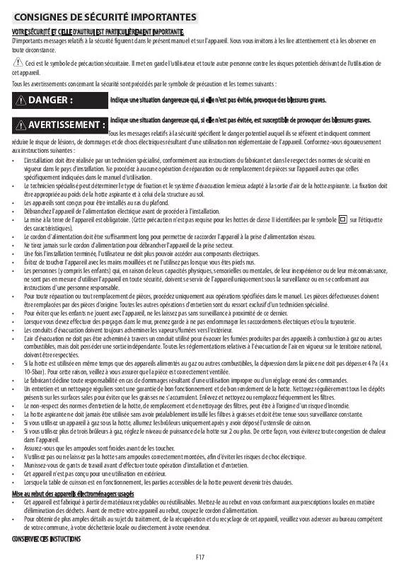 Mode d'emploi WHIRLPOOL AKR 1050 IX